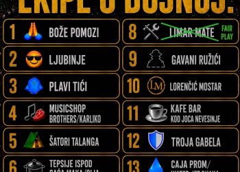 TURNIR STOKILAŠA Prijave u doJnoj zaključene!