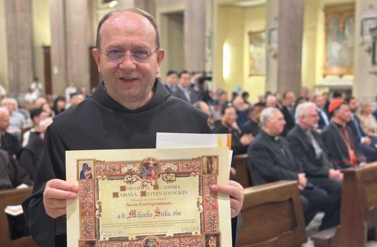 Povodom 80. obljetnice PAMI-ja fra Miljenko Šteko primljen u članstvo ove Akademije