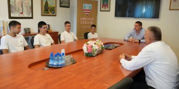 OPĆINA ČITLUK Načelnik Radišić upriličio prijem za članove HRK Međugorje