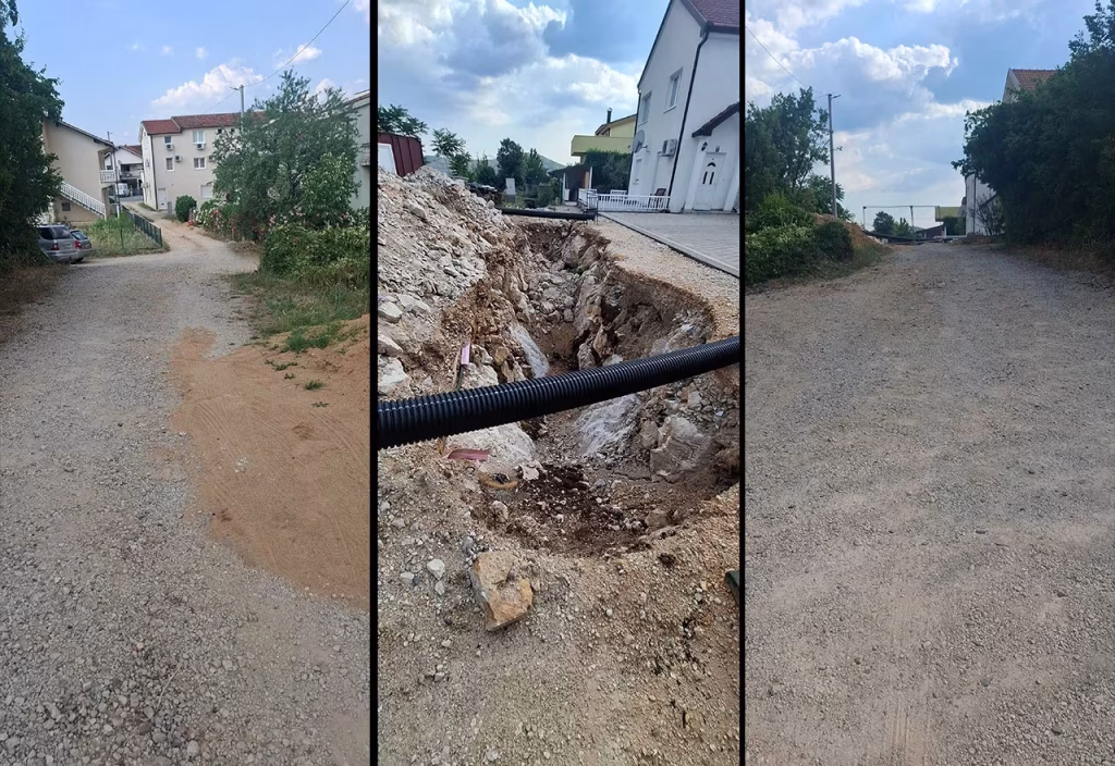 Stanovnici međugorske Ulice Ivana Merza ogorčeni: ''Godinama nam se obećava asfaltiranje ulice