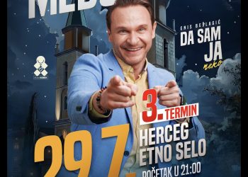 NAJAVA Enis Bešlagić u Herceg Etno Selu – Večer koja se pamti srcem