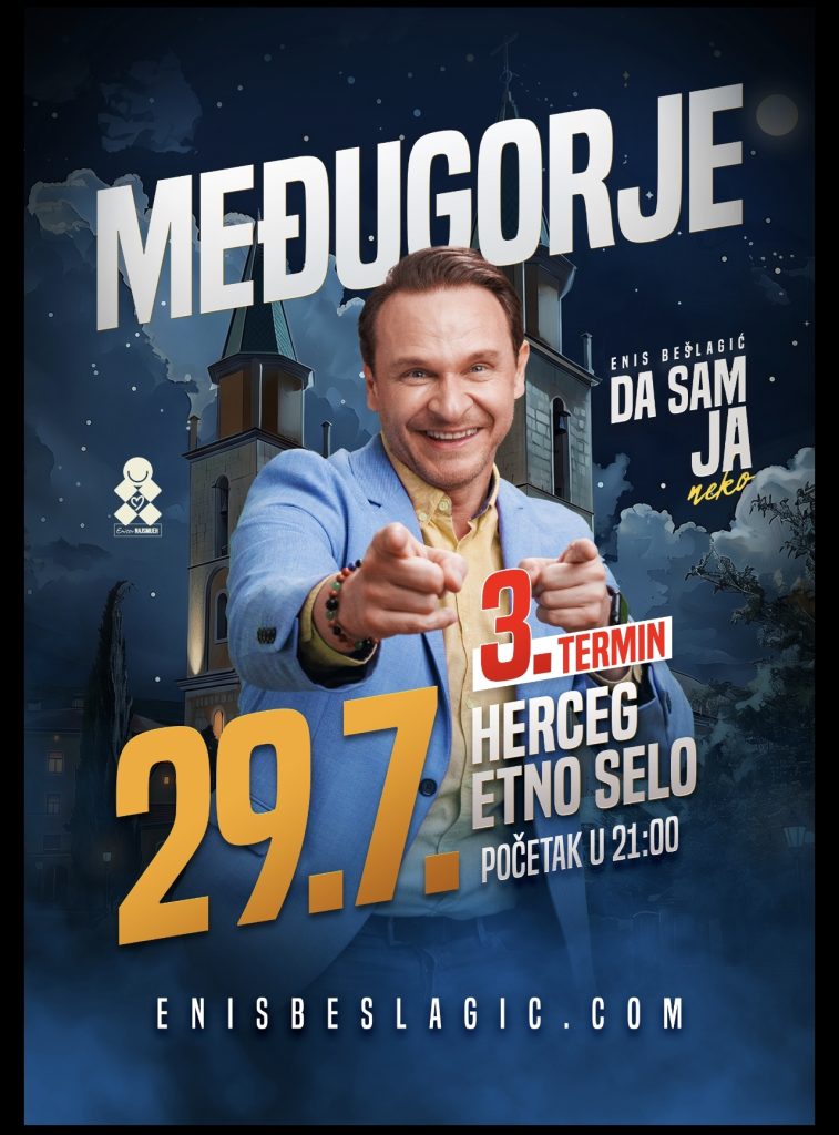 NAJAVA Enis Bešlagić u Herceg Etno Selu – Večer koja se pamti srcem