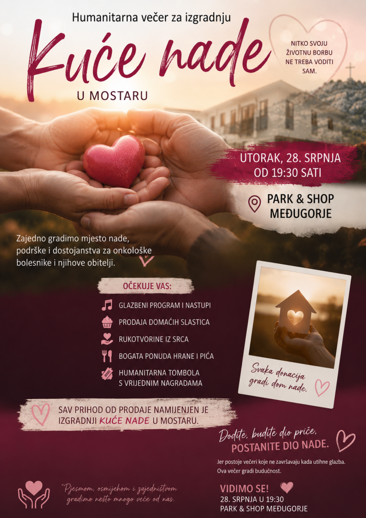 Broćanke pokrenule veliko srce Hercegovine: Humanitarna večer za Kuću nade u Park&Shop-u