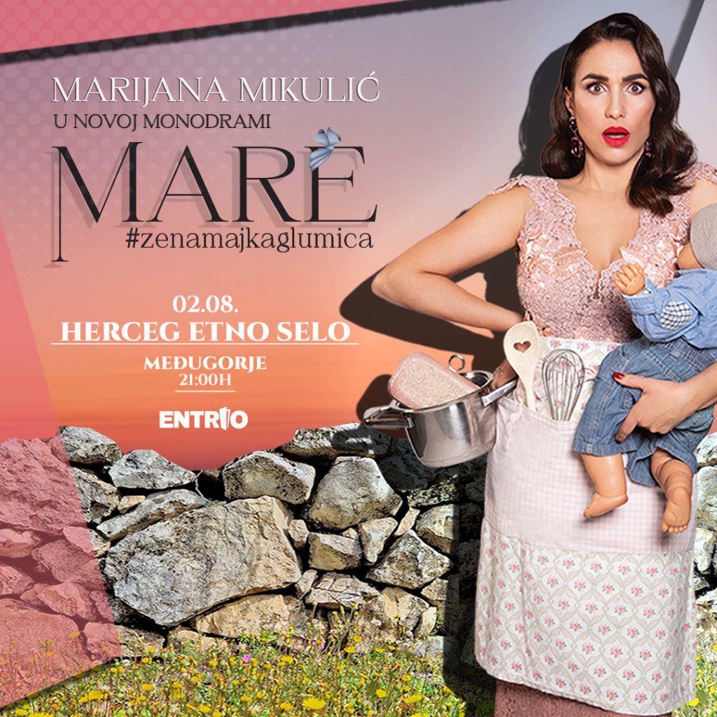 Nakon rasprodanih izvedbi u Mostaru, Marijana Mikulić ove nedjelje stiže u Međugorje s hit predstavom 
