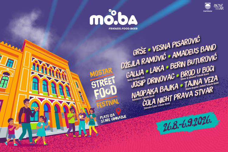 Peto izdanje Moba Street Food Festivala donosi koncertni program koji se ne propušta