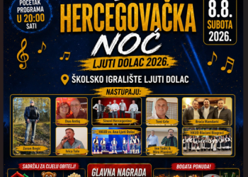NAJAVA 2. Hercegovačka noć u Ljutom Docu – večer pjesme, druženja i tradicije