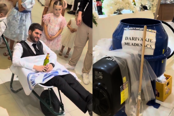 Ovo ima samo u Hercegovini – neviđeno darivanje: Mladenci iz Čitluka dobili poklon koji je nasmijao svatove