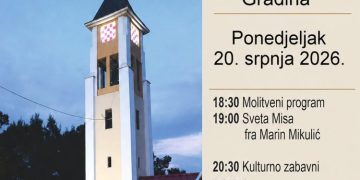 NAJAVA Proslava blagdana sv. Ilije na Gradini