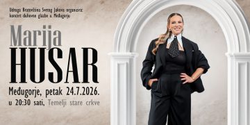 NAJAVA Koncert duhovne glazbe Marije Husar na temeljima stare crkve u Međugorju