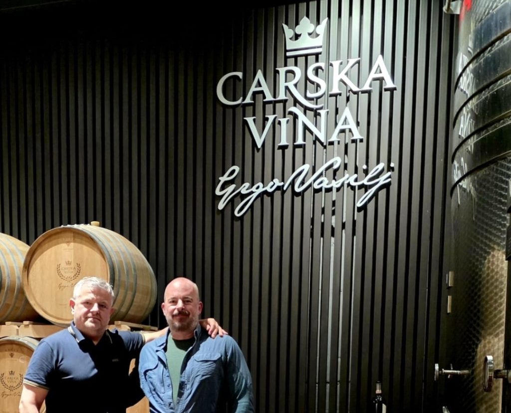 Vinarija Carska Vina Grgo Vasilj ugostila Johna Ginkela