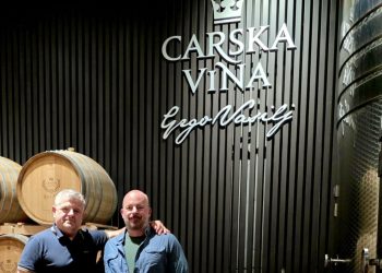 Vinarija Carska Vina Grgo Vasilj ugostila Johna Ginkela