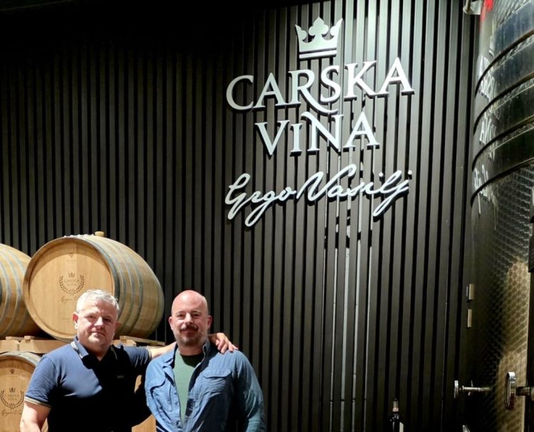 Vinarija Carska Vina Grgo Vasilj ugostila Johna Ginkela