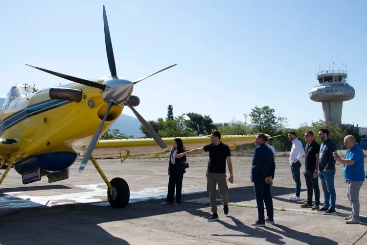 Buhač i Kordić obišli posade air tractora zahvalivši svim gasiteljima požara u HNŽ-u na požrtvovnosti i hrabrosti