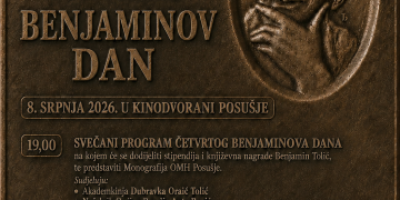 Zaklada Društva hrvatskih književnika u BiH poziva na međudržavnu manifestaciju “Benjaminov dan”