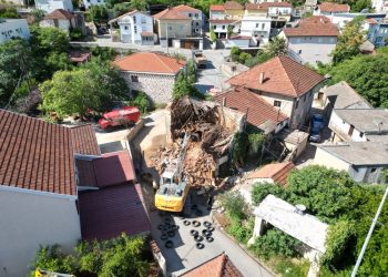 Uklonjen objekt u međugorskoj ulici fra Vendelina Vasilja