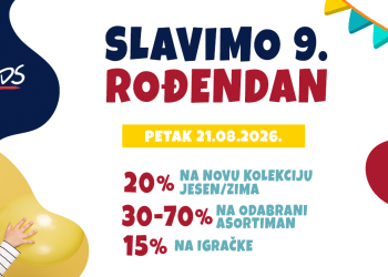 BLUKIDS slavi 9. rođendan uz posebne rođendanske popuste!