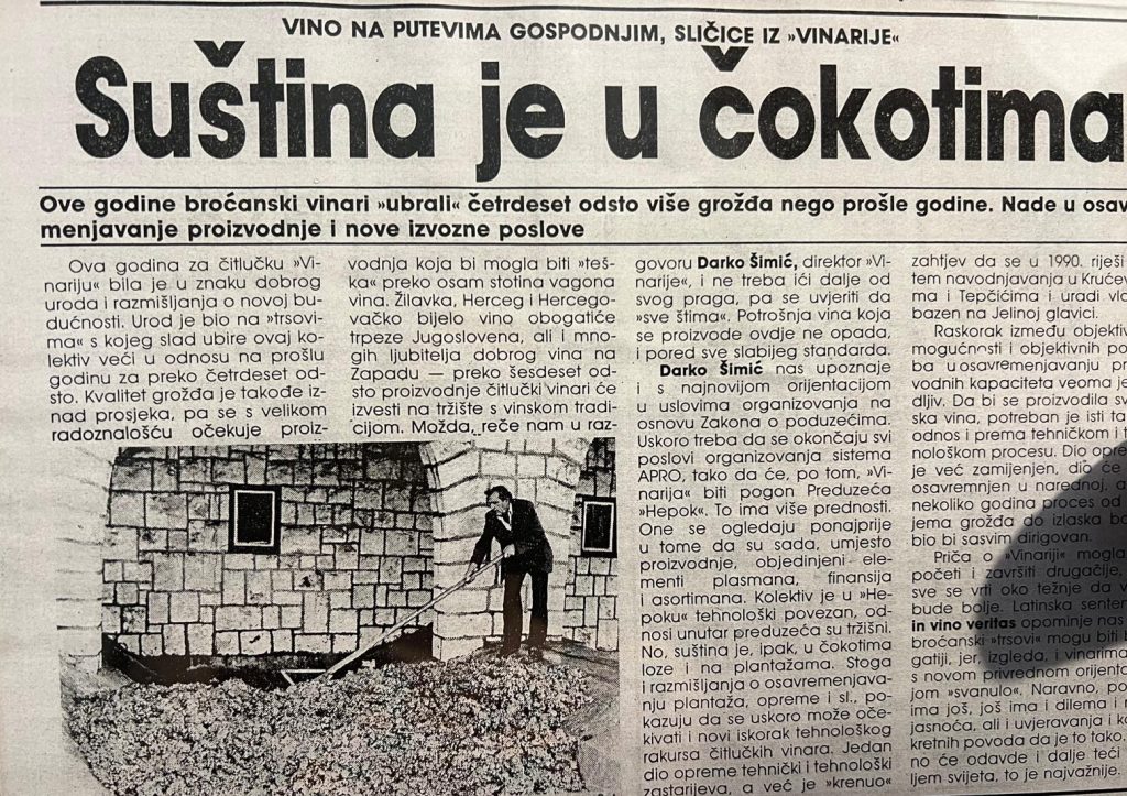 Od kamenjara do vinograda | Sjećanje na Miju Mišu Soldu i ljude koji su stvarali vinarsku povijest Brotnja