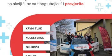 LOV NA TIHOG UBOJICU – Danas na Vionici besplatni pregledi za sve
