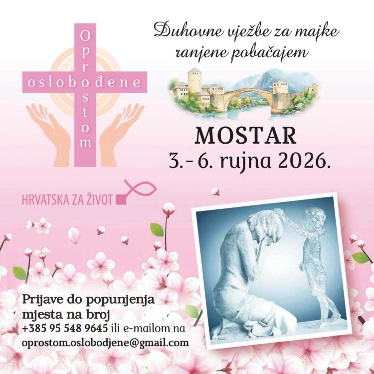 U Mostaru prvi put program „Oprostom oslobođene“ za žene koje nose iskustvo pobačaja