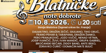 Večeras humanitarno-glazbeni spektakl u Blatnici: Velika glazbena imena stižu na „Blatničke note dobrote“