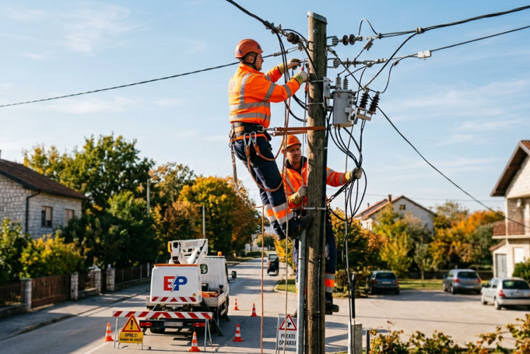 EP HZHB | Obavijest o privremenom prekidu isporuke električne energije