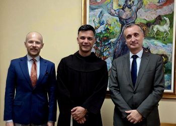 Veleposlanik Republike Poljske boravio u Međugorju | Susret s fra Zvonimirom Pavičićem