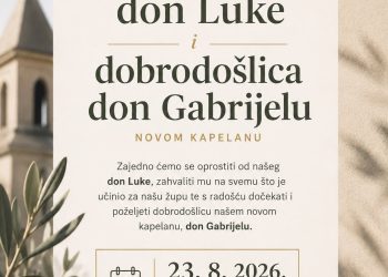 ŽUPA GRADINA | Večeras oproštaj od don Luke i dobrodošlica novom kapelanu don Gabrijelu
