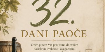32. DANI PAOČE | Večer tradicije i zajedništva u subotu 22. kolovoza