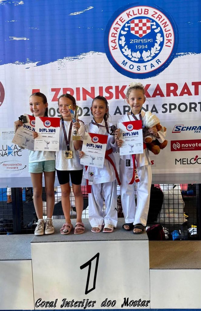 KARATE KLUB BROTNJO HERCEGOVINA│Pet zlatnih, pet srebrnih i 11 brončanih medalja na Zrinjskom kupu