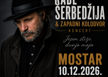 „Jesen stiže, dunjo moja“- Rade Šerbedžija i Zapadni kolodvor u Mostaru