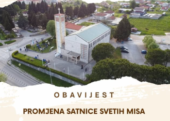 ŽUPA ČITLUK │Od nedjelje novi raspored svetih misa