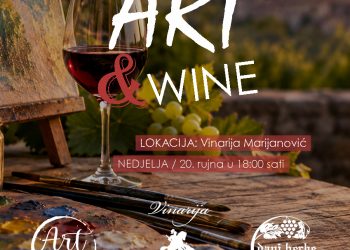 Otvorene prijave za jedinstvenu “Art & Wine” radionicu u Vinariji Marijanović