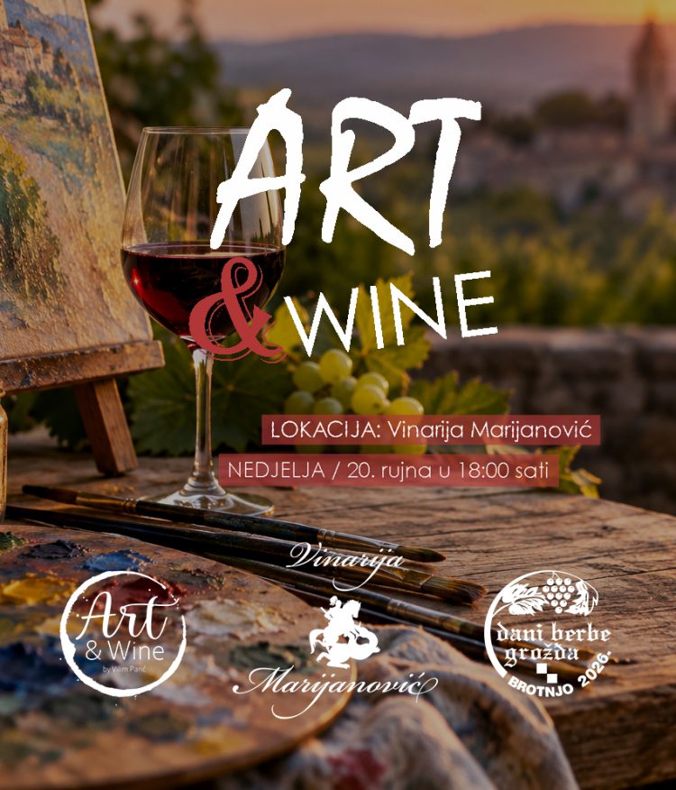 Otvorene prijave za jedinstvenu “Art & Wine” radionicu u Vinariji Marijanović