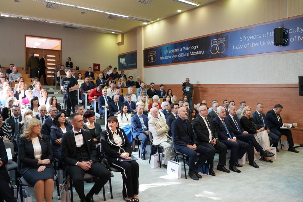 50 obljetnica Pravnog fakulteta Sveučilišta u Mostaru│Važnost uloge u stvaranju pravnog okvira BiH