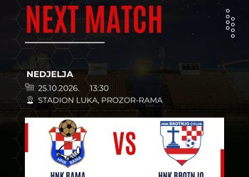 HNK Brotnjo u nedjelju gostuje kod Rame: Bijelo-crveni traže povratak na pobjedničke staze