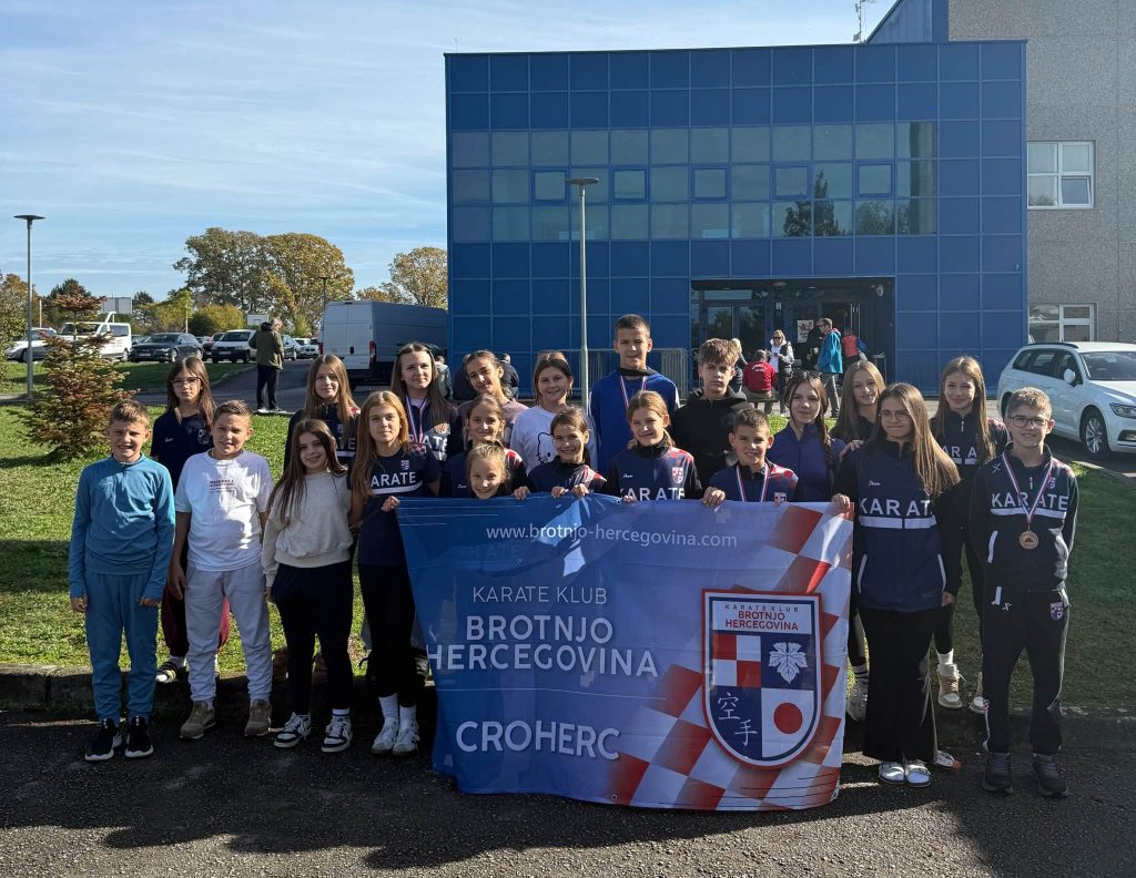 Sjajan uspjeh mladih karataša iz Brotnja: Devet medalja na Prvenstvu Hrvatske u Jastrebarskom