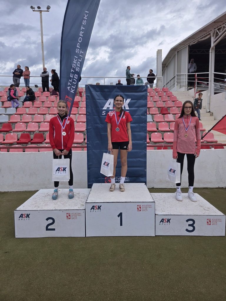 Mladi atletičari AK Brotnjo briljirali u Splitu: Brojne medalje na međunarodnom mitingu