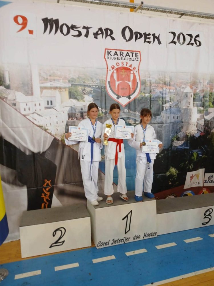 Sjajan uspjeh Karate kluba BROTNJO HERCEGOVINA: Osvojena čak 21 medalja na 9. Mostar Openu!