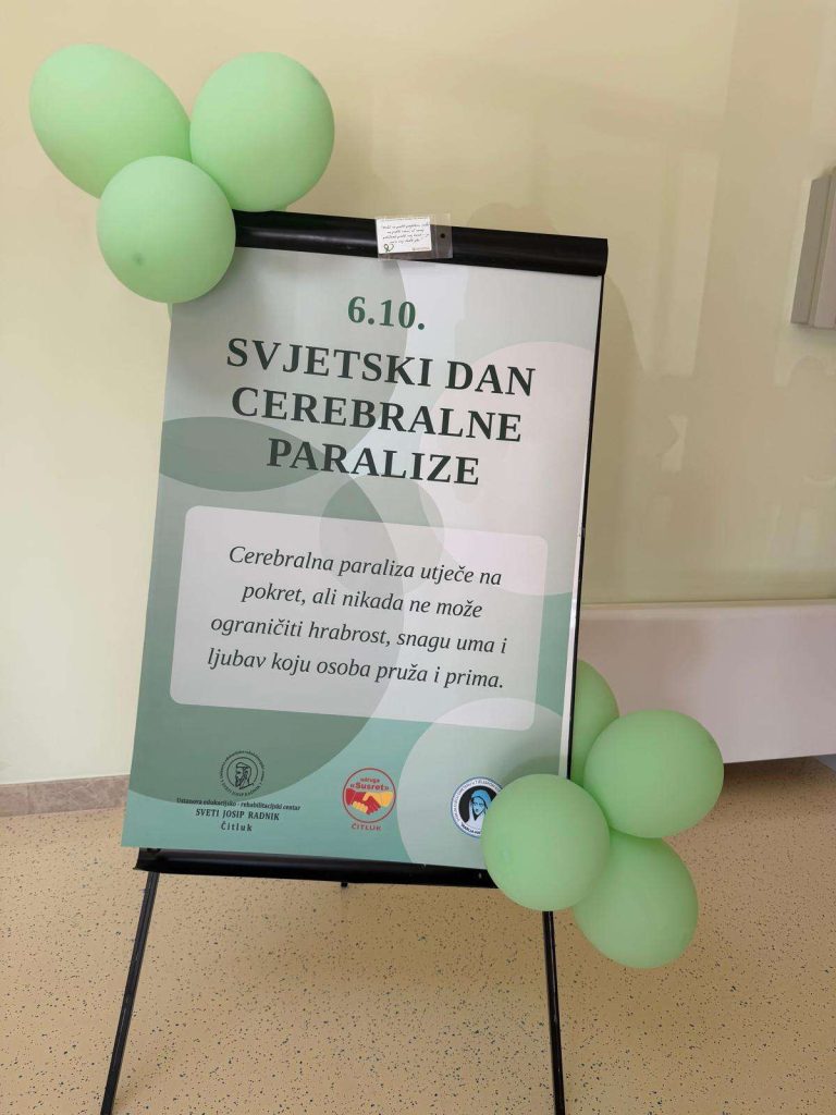 Povodom Svjetskog dana cerebralne paralize, Centar „Marija – Naša Nada“, Edukacijsko-rehabilitacijski centar „Sveti Josip Radnik“ i Udruga „Susret“ u Park & Shopu Međugorje proveli su kampanju podizanja svijesti