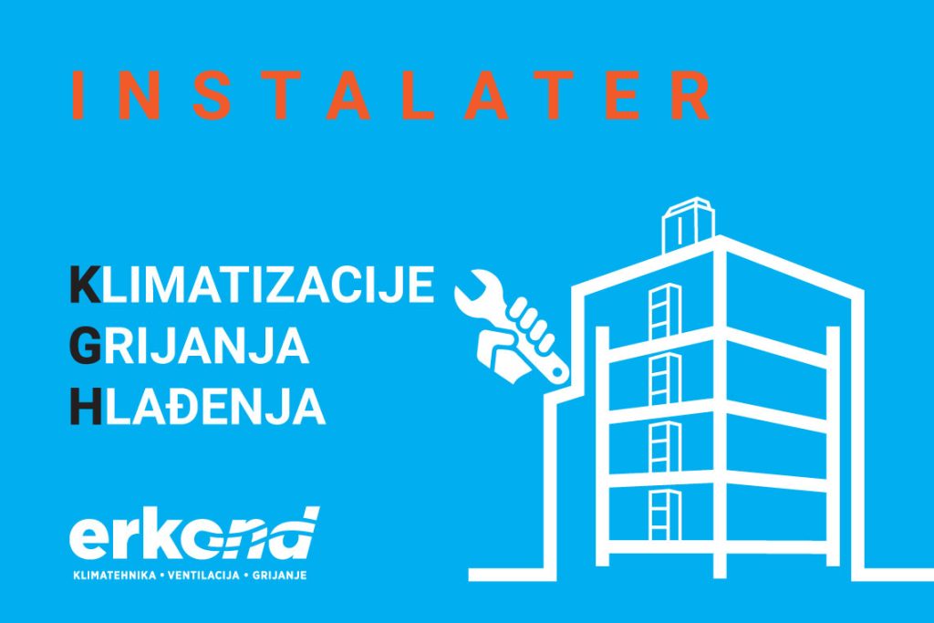 Tvrtka Erkond d.o.o. Čitluk zapošljava instalatera klima uređaja