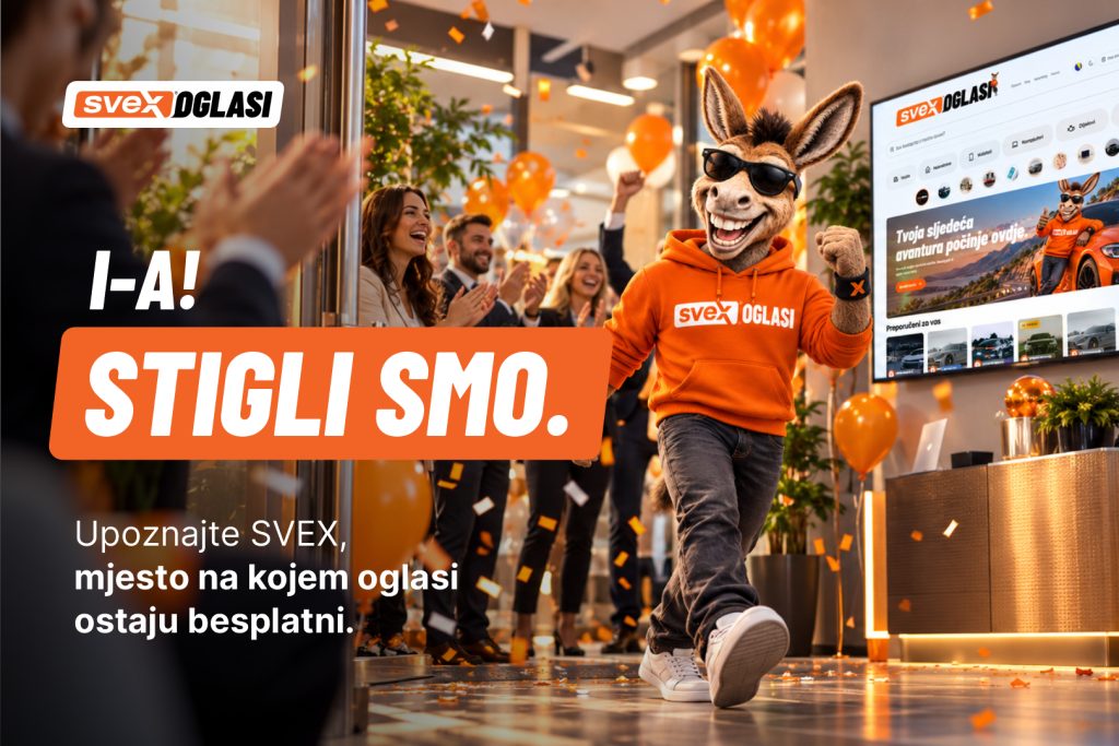 I-A! Stigli smo. Upoznajte SVEX – mjesto na kojem oglasi ostaju besplatni!
