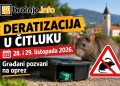 Deratizacija u Čitluku 28. i 29. listopada: Građani pozvani na oprez