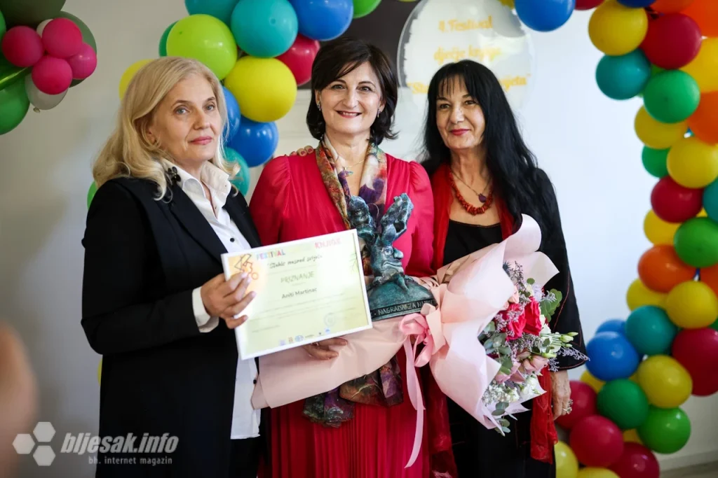 Književnica Anita Martinac, dugogodišnja suradnica Matice hrvatske u Čitluku, osvojila prestižnu nagradu