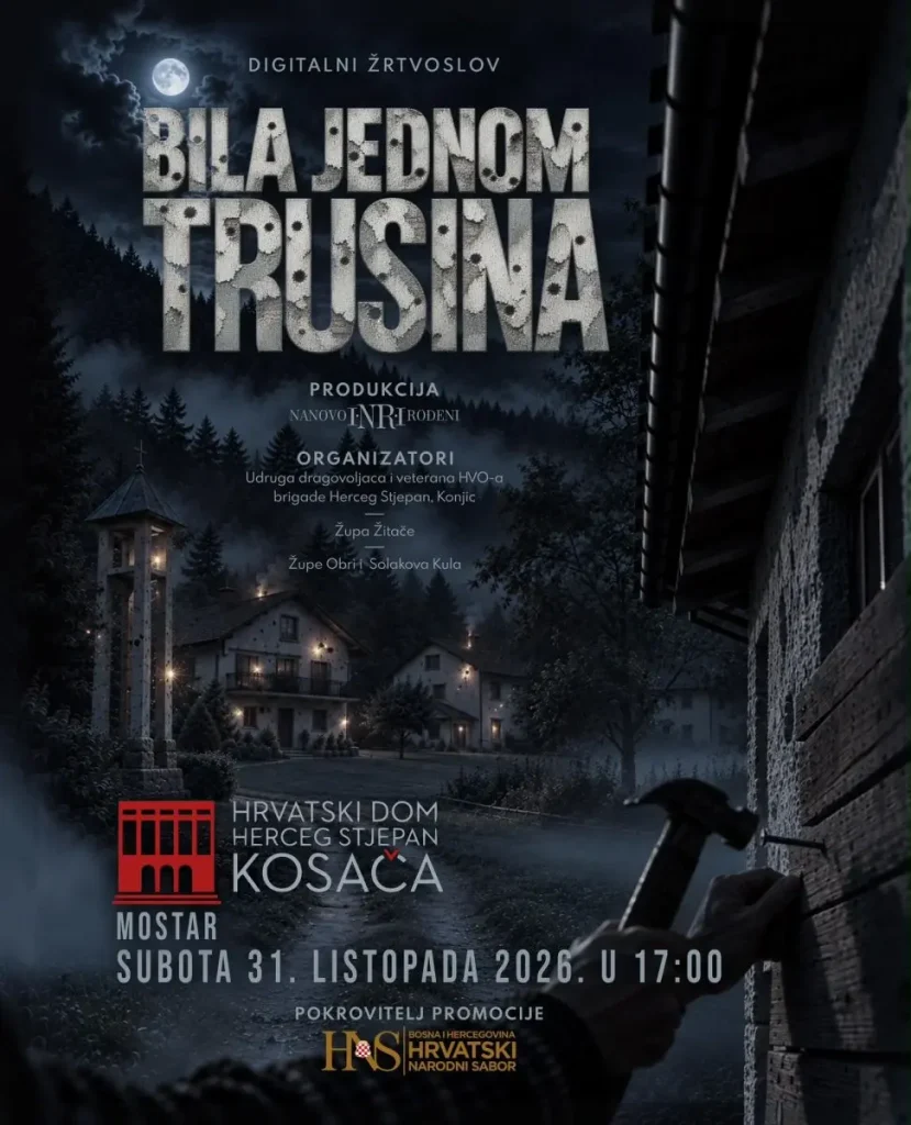 U Mostaru predstavljanje digitalnog žrtvoslova „Bila jednom Trusina“