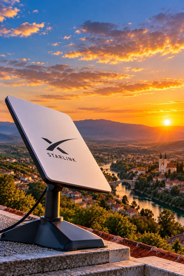 Starlink stigao u BiH: Brzi satelitski internet od 68 KM mjesečno, poznate i cijene opreme